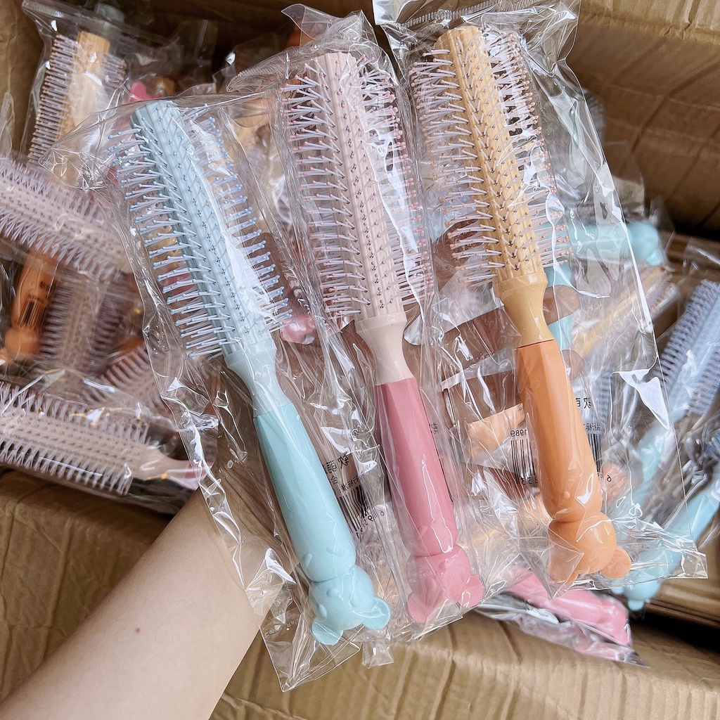 Lược lô đầu thú gỡ rối, chải tóc chuyên dụng tạo nếp - Giao màu ngẫu nhiên
