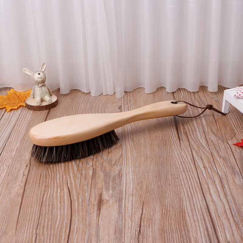 Bàn chải đánh bóng giày bằng lông ngựa thật