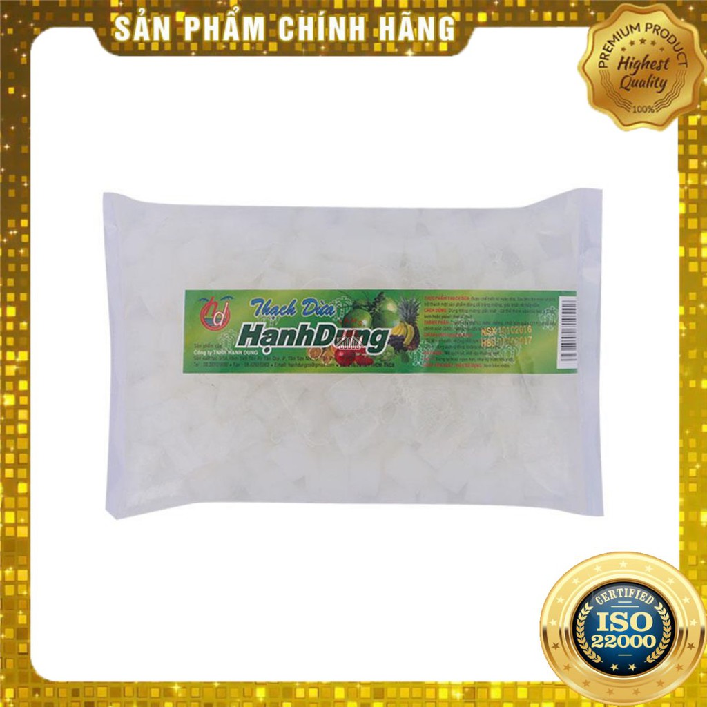 [ Yams Mart ]  THẠCH DỪA HẠNH DUNG ( GÓI ) 1KG