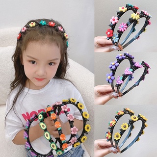 Kẹp Tóc Đính Hoa Dễ Thương Phong Cách Hàn Quốc Cho Bé Gái