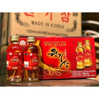 Nước sâm có củ Wonkisam Hàn Quốc (hộp 10 chai)