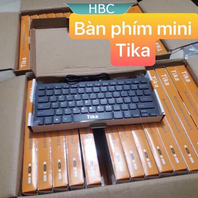 Bàn Phím Máy Tính Mini Tika Có Dây – Nhỏ gọn, Tiện dụng