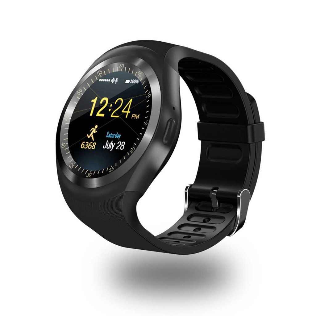 Đồng Hồ Thông Minh Smart Watch Y1 - mặt tròn, lắp sim, thẻ nhớ