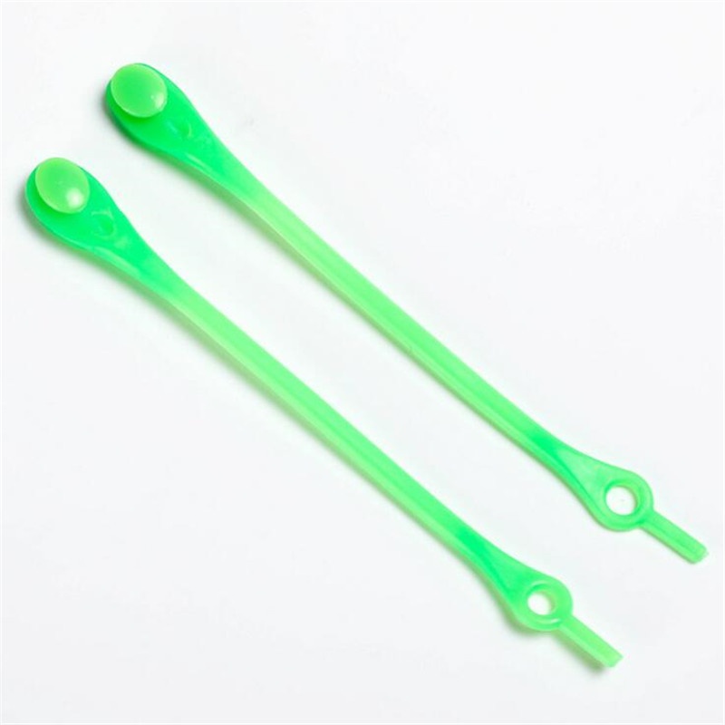 Bộ 12 Dây Buộc Giày Thể Thao Bằng silicone Co Giãn An Toàn Cho Nam Và Nữ