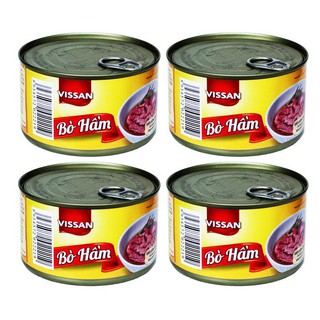 Combo 4 bò hầm vissan 397g