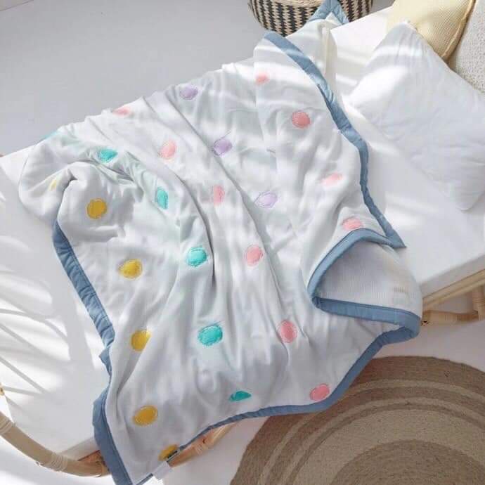 CHĂN XÔ MAVO TRẦN BÔNG CAO CẤP SIÊU MỀM CHO BÉ - 1M2*1M2