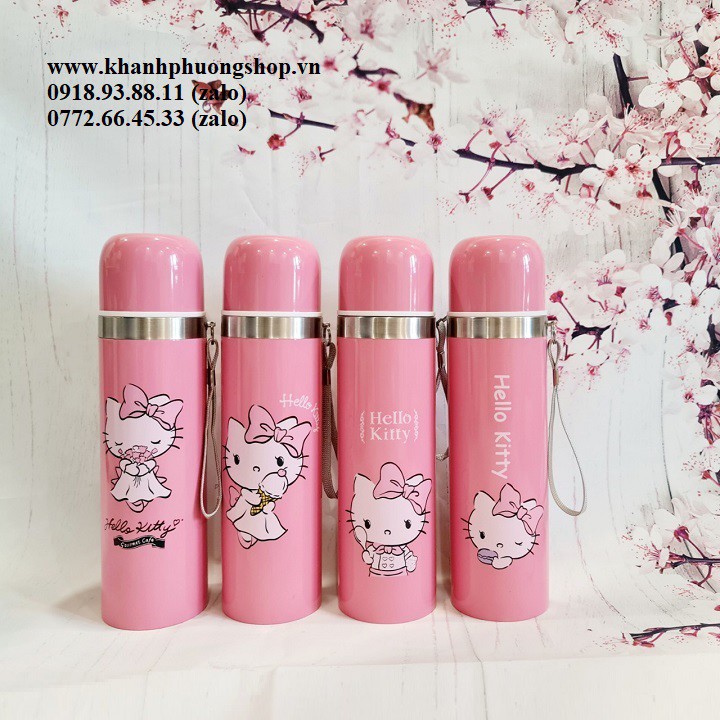 Bình giữ nhiệt hello kitty - bình giữ nhiệt helo kity