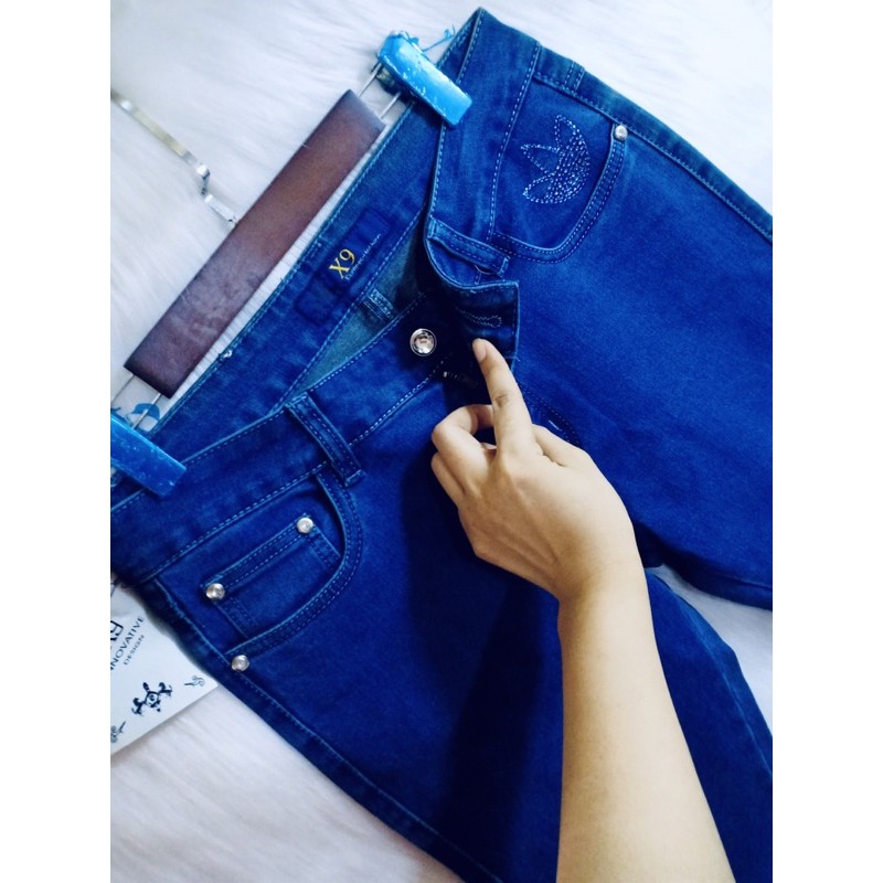 Quần jeans Nữ Size Đại 32 33(ảnh thật )