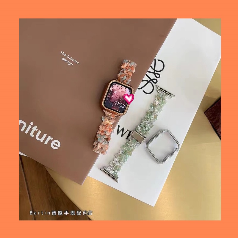 Dây Đeo Đồng Hồ Bằng Resin Trong Suốt Cho AW band 7 Series ultra 8 7 6 5 4 3 2 1 S7 S6 49 41mm 45mm 44mm 40mm 42mm 38mm 45mm