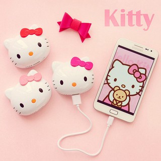 Sạc dự phòng mini hình mèo kitty