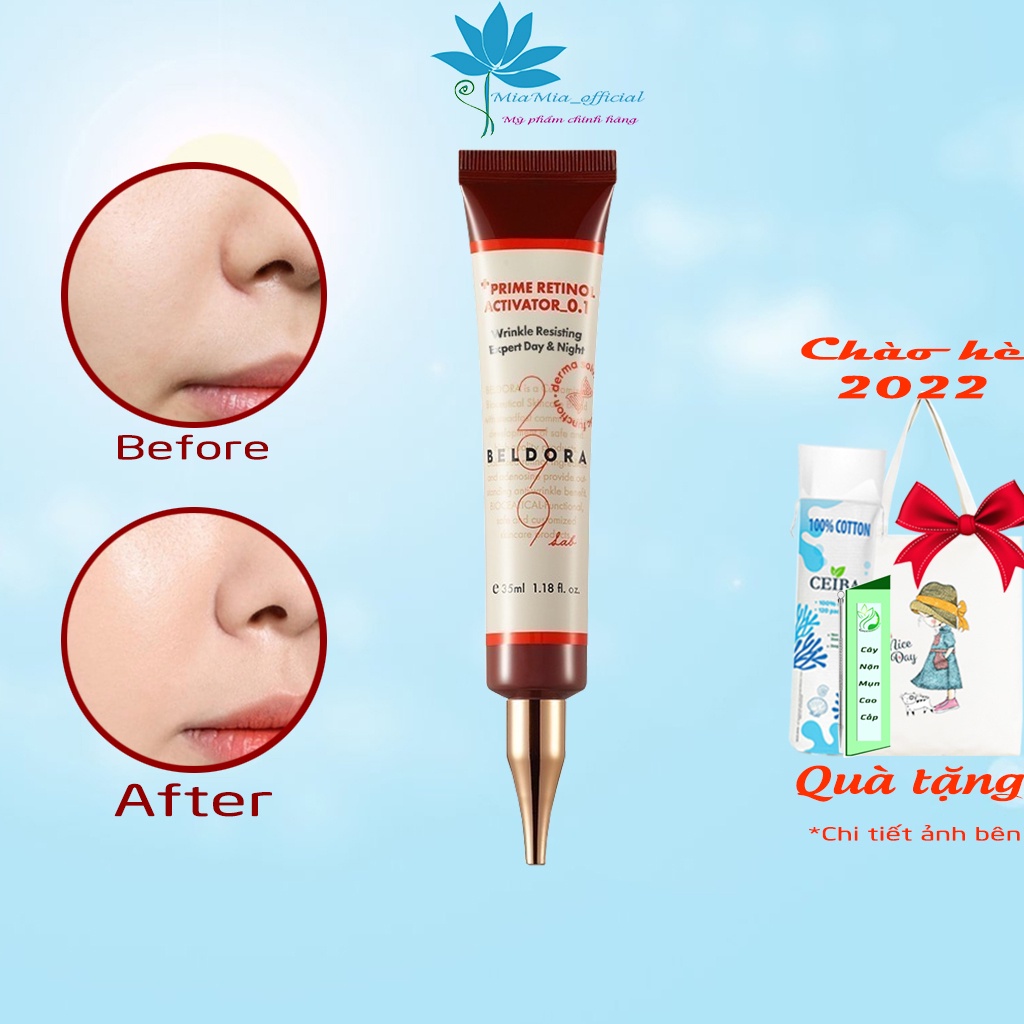 Kem Dưỡng RETINOL BELDORA 0.1 Trẻ Hóa Da Ngăn Ngừa Nếp Nhăn BELDORA 299 PRIME RETINOL ACTIVATOR 0.1 35ML [CHÍNH HÃNG]