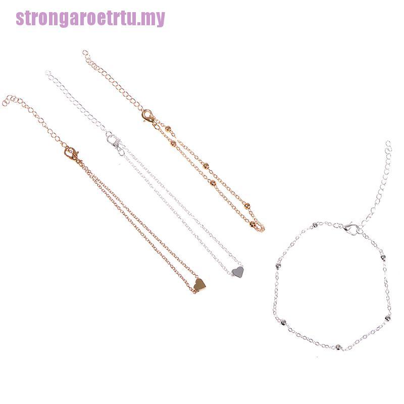 Lắc Chân Hai Lớp Hình Trái Tim Thời Trang Cho Nữ | BigBuy360 - bigbuy360.vn