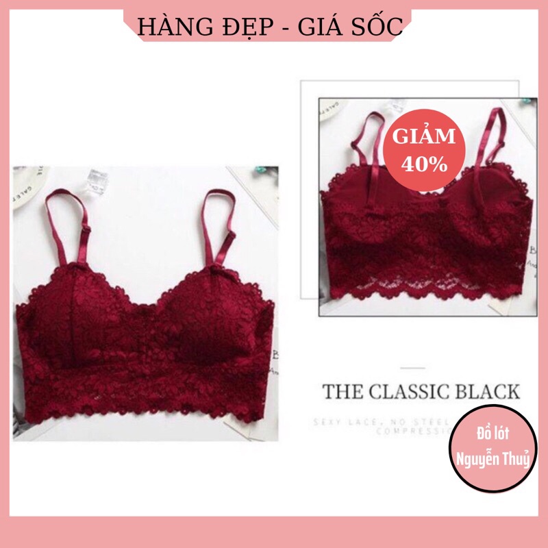 Áo Bra Ren Hoa Siêu Đẹp Free Size 343