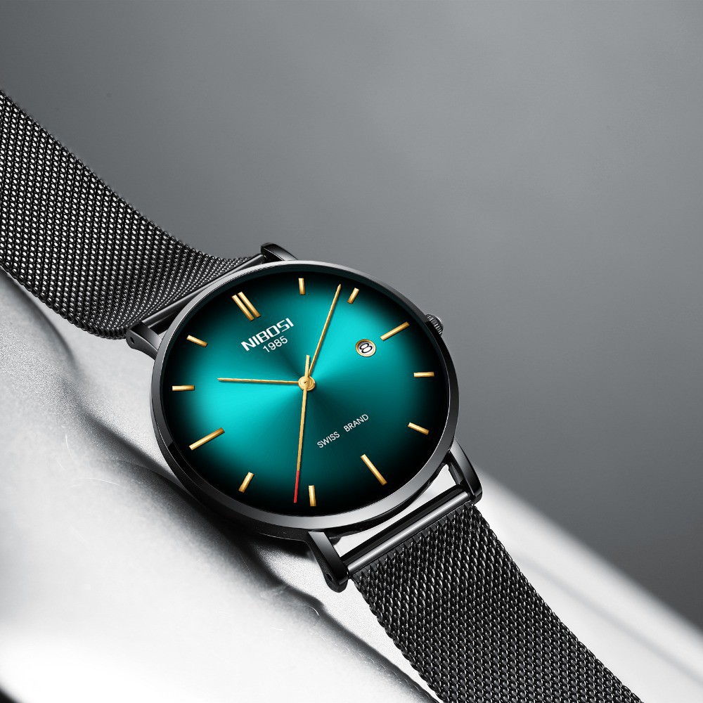 [Tặng vòng tay]Đồng hồ nam NIBOSI chính hãng NI2362.08 thiết kế sang trọng hiện đại
