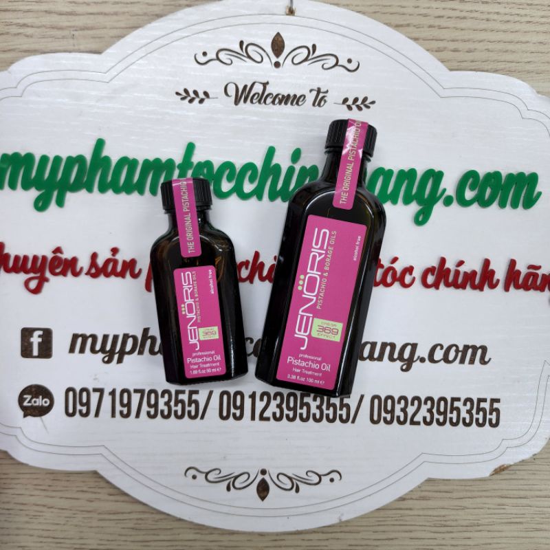 TINH DẦU PHỤC HỒI HƯ NÁT JENORIS PISTACHIO OIL 10ml - 50ml - 100ml