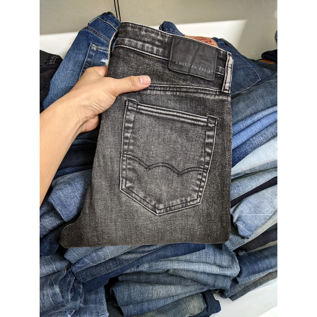 Quần jeans nam chính hãng form slim fit