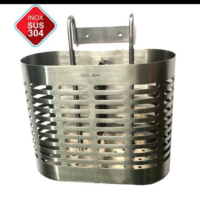 Ống đũa 2 ngăn inox304, hộp đựng đũa, rọ đũa, kệ để đũa, ôvan