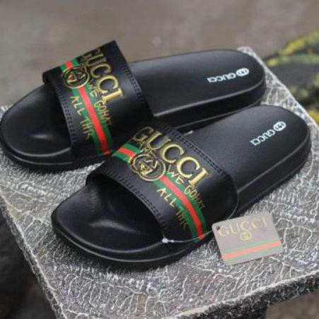 Sandal Gucci Màu Đen Năng Động Thời Trang Dành Cho Nam Và Nữ