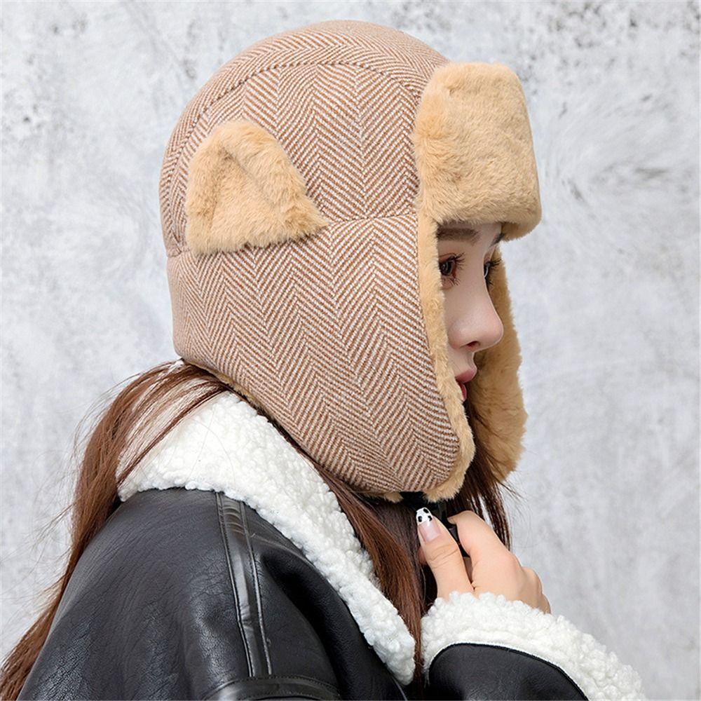 Mũ Bomber Phong Cách Nga Giữ Ấm Cho Nam