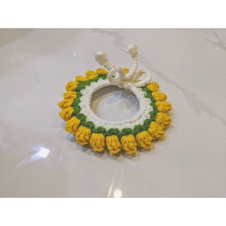 Vòng cổ bằng len cho chó mèo đáng yêu