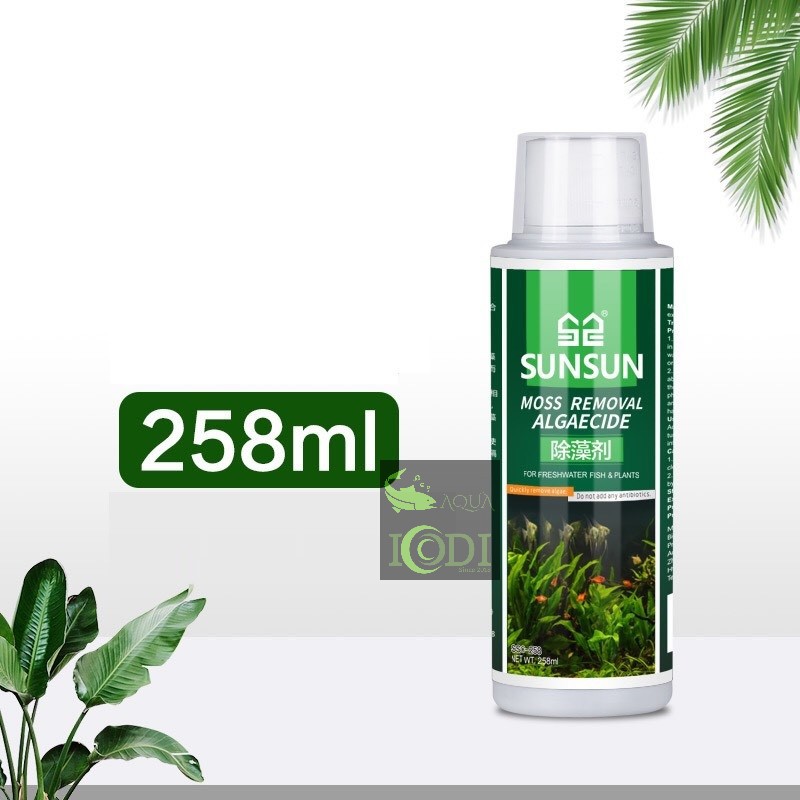 Dung dịch diệt rêu hại hồ cá SUNSUN Moss Removal Algaecide - Voonline Algae Remover