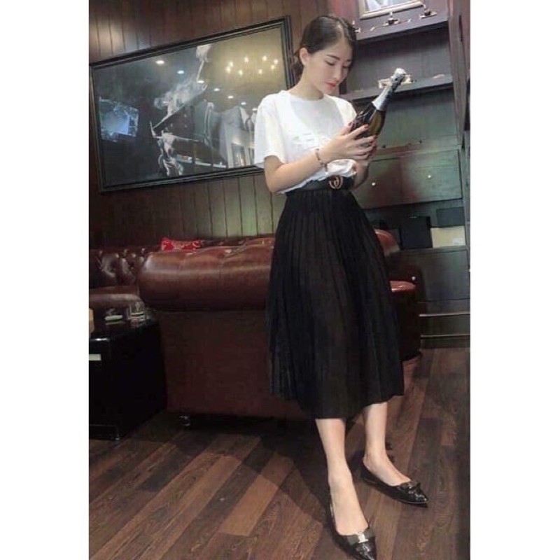 [Mã FAGREEN55 giảm 10% tối đa 30K đơn 99K] CHÂN VÁY DẬP LY DÁNG DÀI SIÊU HOT 1111lt | BigBuy360 - bigbuy360.vn