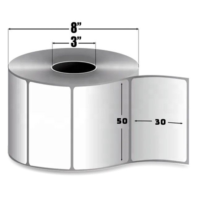 Tem trà sữa dán ly TOCO - TOCO Kích thước 50x30 in sẵn logo