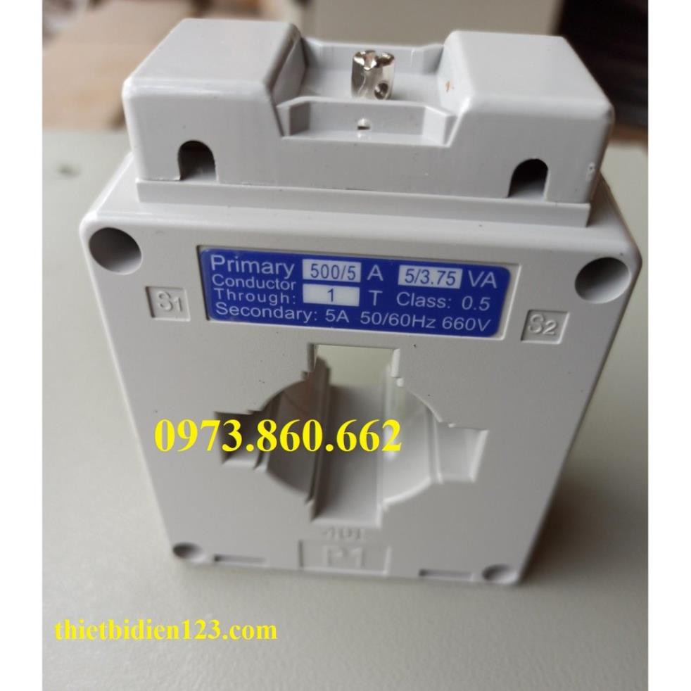 Biến dòng đo lường CT - cảm biến dòng TI - 100/5, 200/5, 300/5, 500/5 -TBĐ