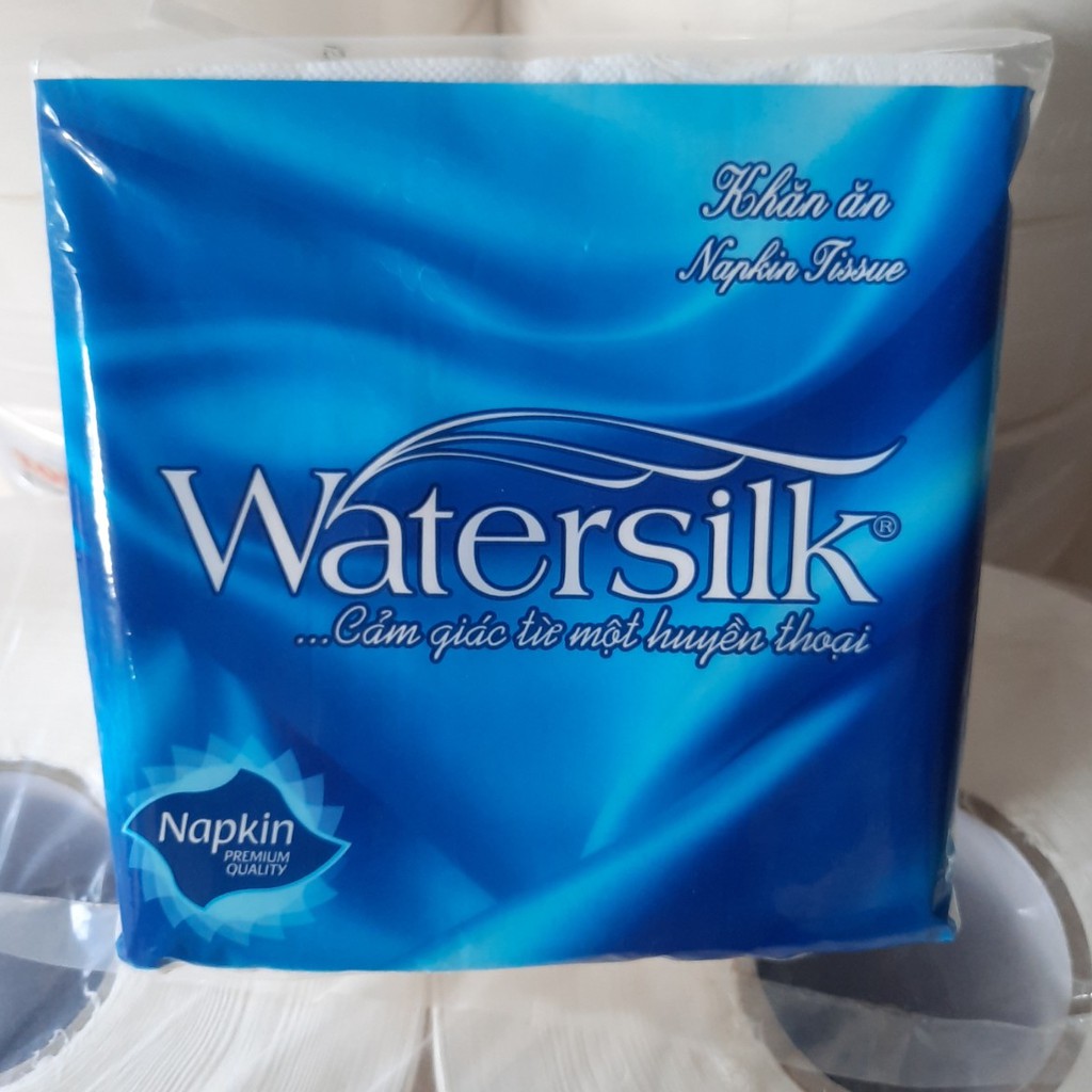 GIẤY ĂN WATERSILK 120 tờ 1 lớp 210x210( vuông ăn bé)