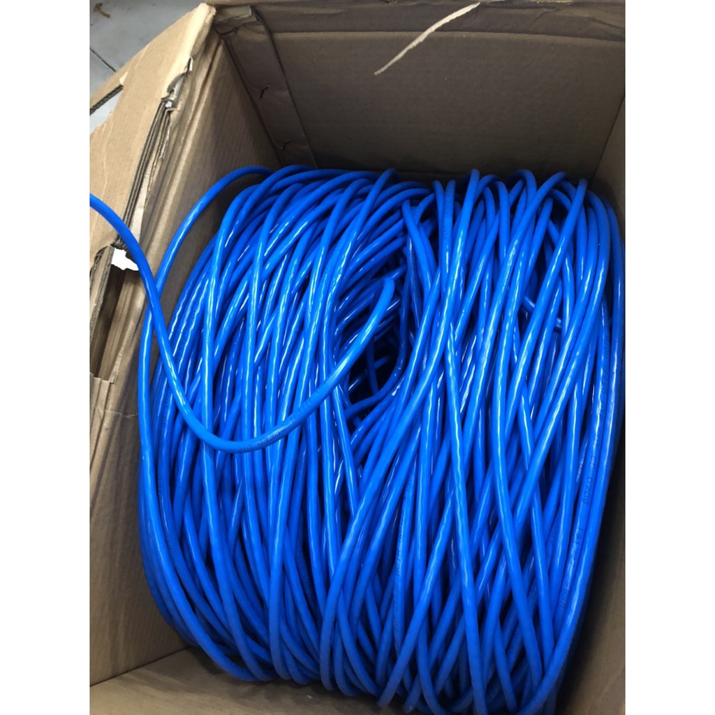 Thùng cáp mạng Cat 6 AMP LX 305m Cat 6B 0718 , Cat 6e 0708 , Cat 6e 10/100/1000