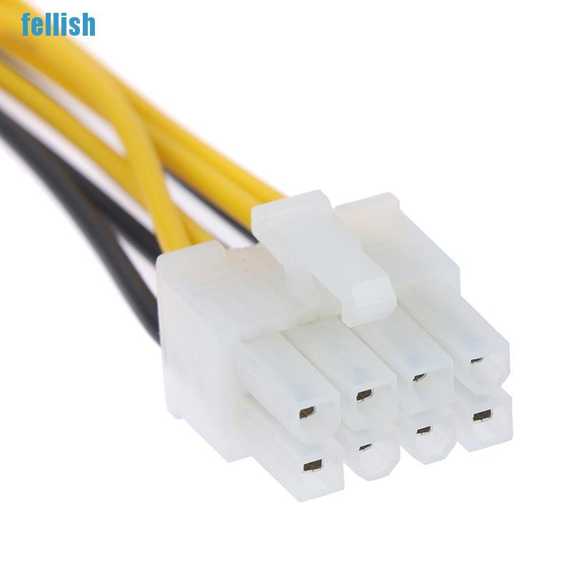 Dây Cáp Nguồn Chuyển Đổi 4pin Sang 8pin Cho Bo Mạch Chủ Cpu | BigBuy360 - bigbuy360.vn