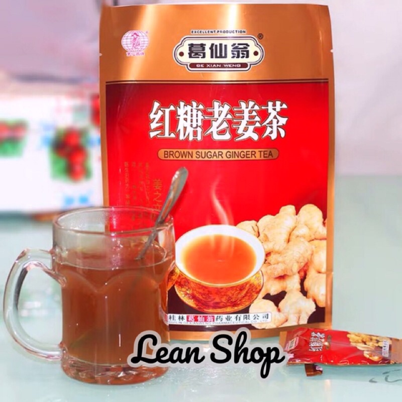 Trà Gừng Đường Đỏ Gói 160G