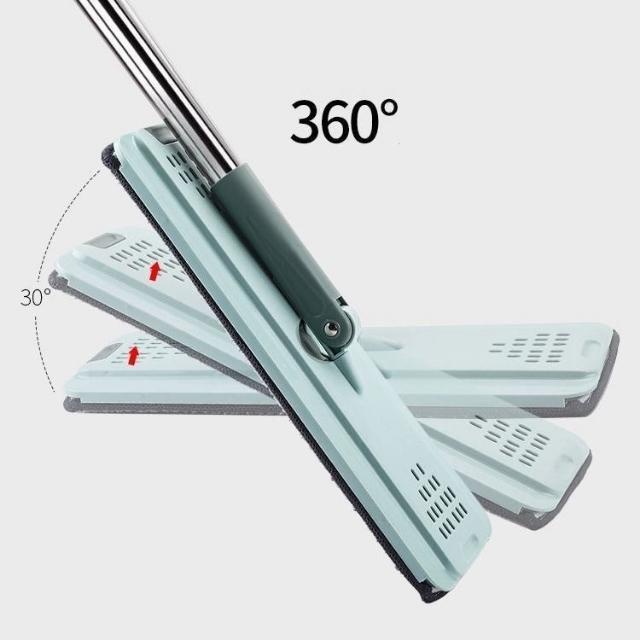 Cây lau nhà thông minh MOP SCRATCH Chính Hãng Cmart siêu bền, Thùng lau nhà tự vắt thiết kế xoay 360 độ tách nước bẩn