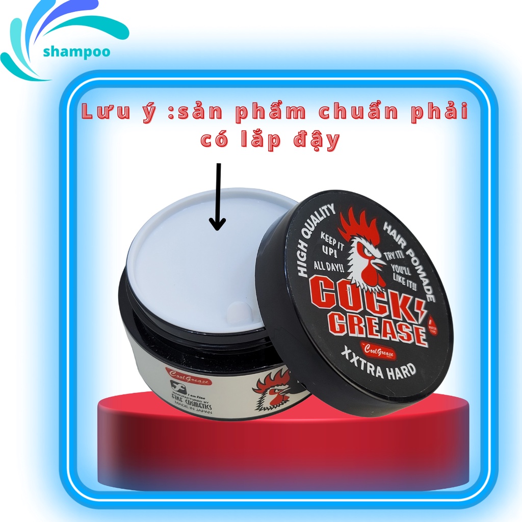 Sáp vuốt tóc Con Gà COCK CREASE tạo kiểu tóc giữ nếp tốt