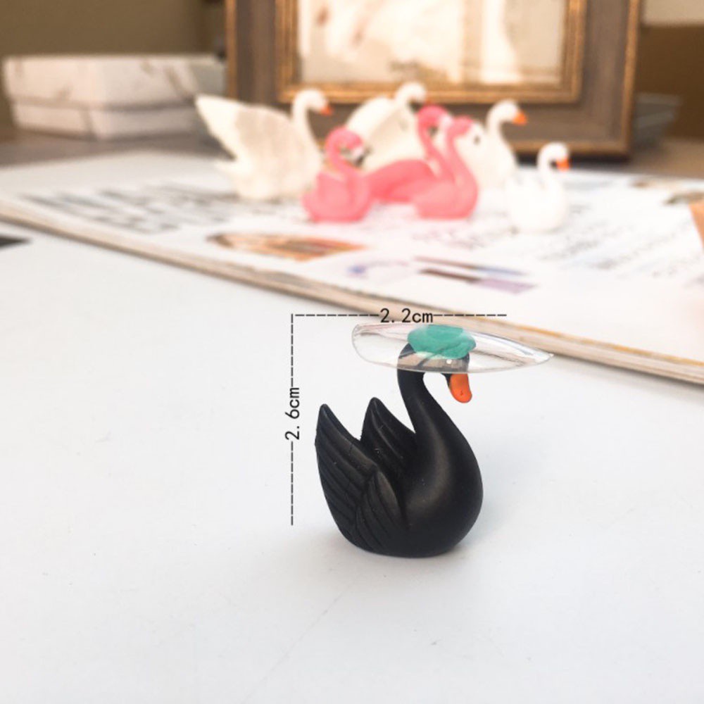 [Hàng mới về] Giá đỡ trưng bày móng tay nghệ thuật hình dạng chim thiên nga đáng yêu tiện lợi