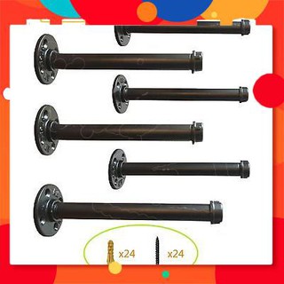 [ GIÁ SỐC ] Bộ 4  ống nước sắt treo tường lắp rắp tiện ích JONYDECOR.vn