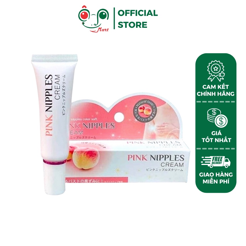 Kem làm hồng nhũ hoa Pink Nipples cream Nhật Bản - Tuýp 20g