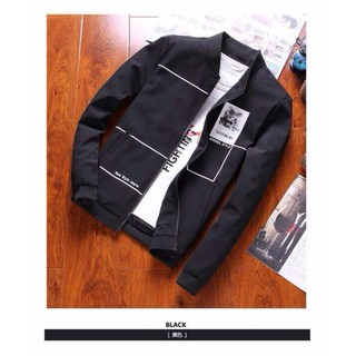 ÁO KHOÁC NAM BOMBER JACKET KAKI B024 - B025