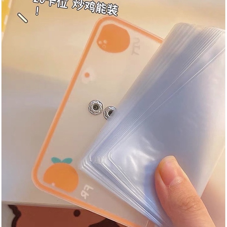 Ví cầm tay đựng thẻ card trong suốt