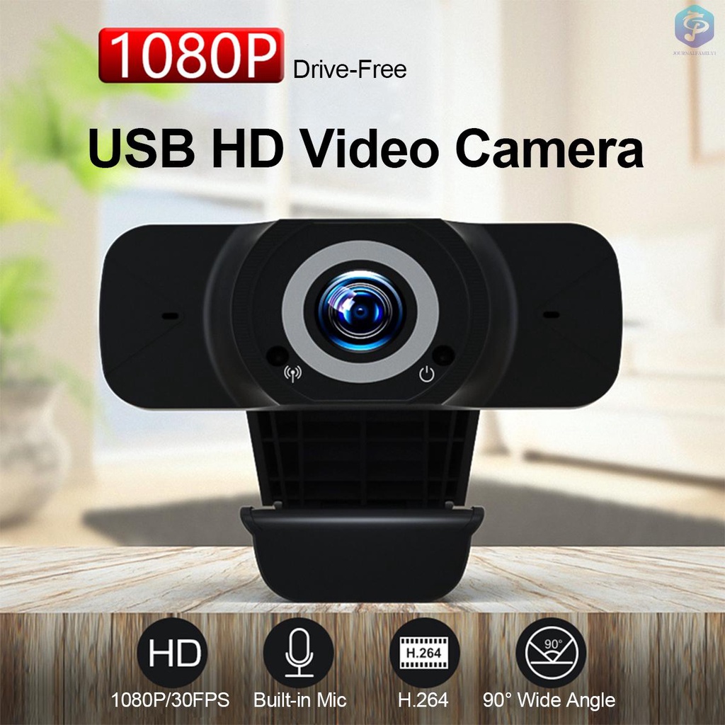 Webcam Máy Tính Hd 1080p 2 Megapixels Tự Động Lấy Nét H.264 Ổ Cắm Usb Kèm Micro Hỗ Trợ Giảng Dạy / Dạy / Học Trực Tuyến | BigBuy360 - bigbuy360.vn