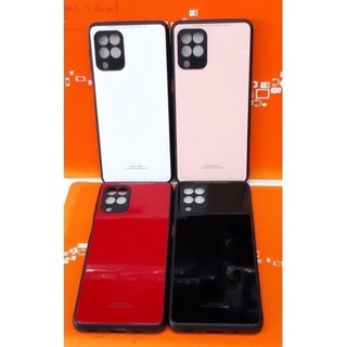 Ốp lưng Samsung M62 bống kính màu viền nhựa dẻo bảo vệ camera