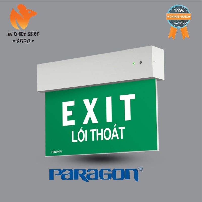 [ BH 24T ] ĐÈN EXIT THOÁT HIỂM PARAGON PEXL26U - CHÍNH HÃNG