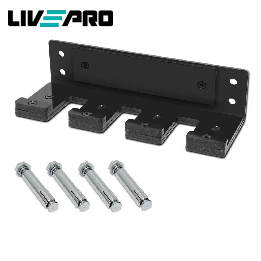 Kệ đòn tạ, giá đỡ tạ treo tường Livepro Chính Hãng VERTICAL BARBELL RACK LP8891