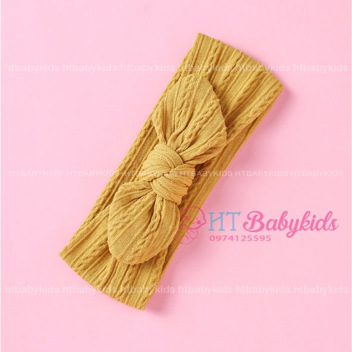 [FLASH SALE ] Băng Đô Len Mềm Tai Thỏ Xinh Xắn Cho Bé Gái