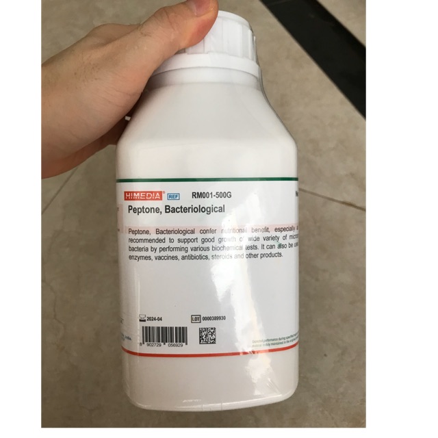 Peptone thịt pepton Himedia Ấn độ RM001-500g nuôi cấy vi sinh đông trùng hạ thảo