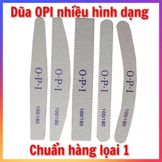 Dũa OPI dày có lớp đệm lõi hồng ⭐ Độ nhám 100-180 🌟 Loại dày chuyên dụng cho Nail Design