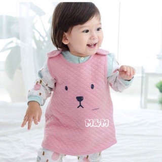 Áo gile chần bông mỏng The Minou xuất Hàn