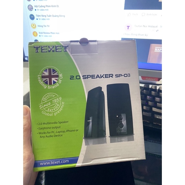 Loa vi tính Texet 2 0 nghe hay mới full box