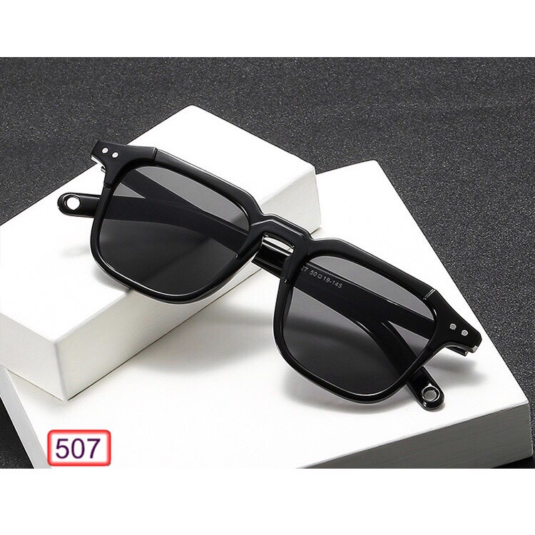 MẮT KÍNH THỜI TRANG 2 CHẤM STYLE KPOP 507 VIỀN TRONG SUỐT NHIỀU MÀU | BigBuy360 - bigbuy360.vn