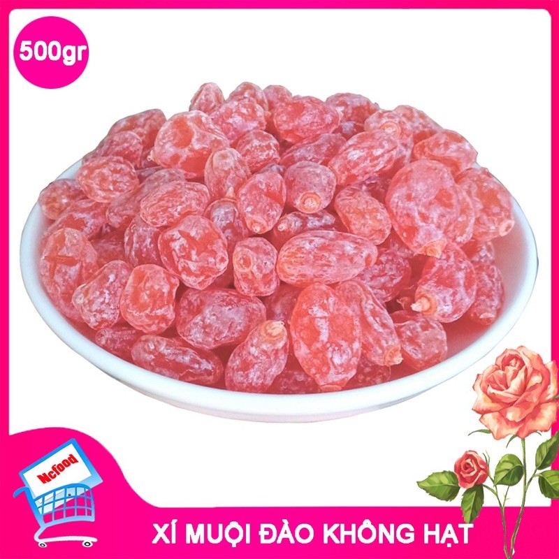 1Kg Xí Muội Đào Hồng chua ngọt - xí muội Núi - Ô Mai Đào